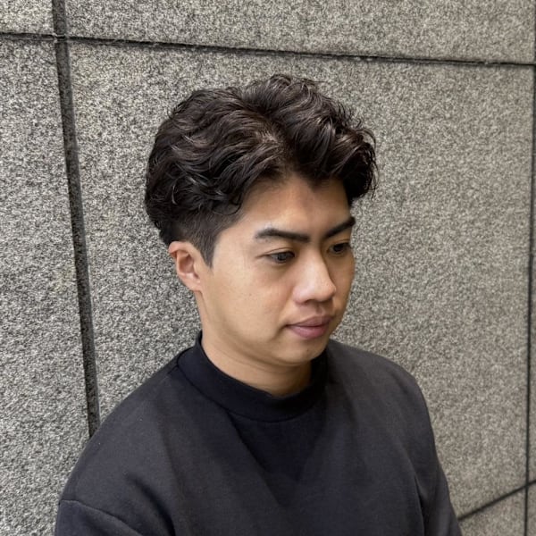 銀座 理容室 ビジネスパーマ