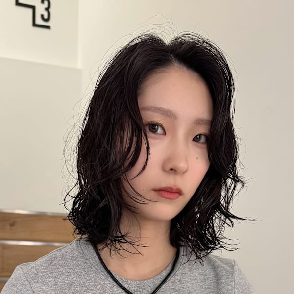 ミディアムパーマ