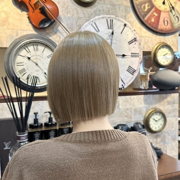 タッセルボブ×ベージュカラー|independence