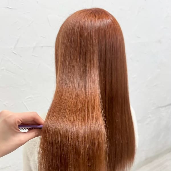 ブリーチダブルカラーハイトーンオレンジカラー