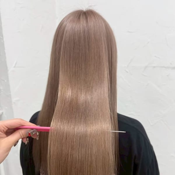 ブリーチダブルカラーミルクティーカラーベージュカラー|prize 表参道/原宿店【プライズ】