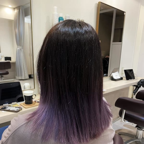 ラベンダーグラデーション|Simple