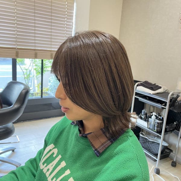 ココアブラウンでつくる柔らかい質感カラー|Simple