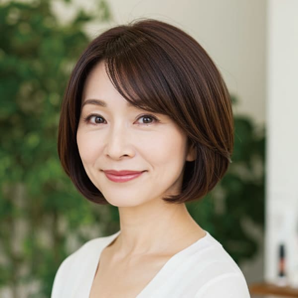 50-60代にオススメ★大人の美人ボブ