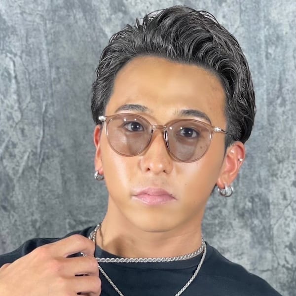 【ツヤ感ウェット】大人のかきあげ七三ショート