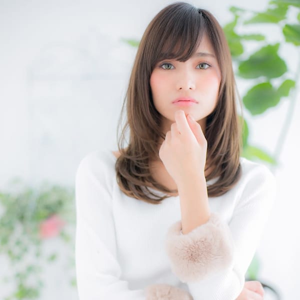 フェザーバング×流れるレイヤーロング