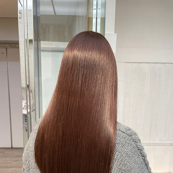 ロングレイヤーカット/美髪スタイル#ハイトーンカラー