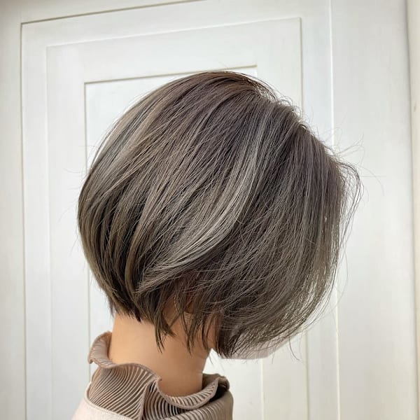 ショート/丸みショート/くびれショート#ニュアンスカラー