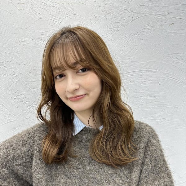 [風花]透明感たっぷりシフォンベージュ|STYLE 茅ヶ崎 smart salon