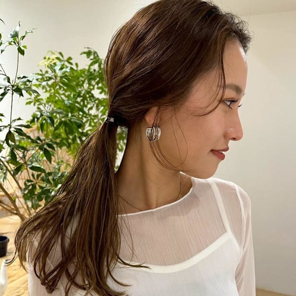 髪質改善ケアダブルカラー/ベージュ