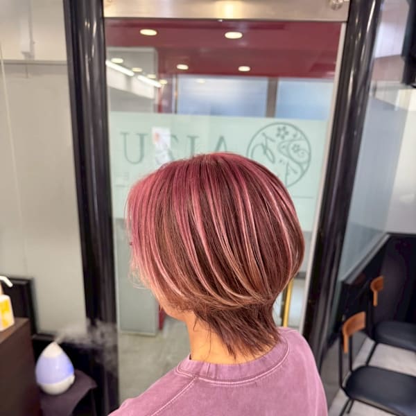 白髪ぼかしハイライト