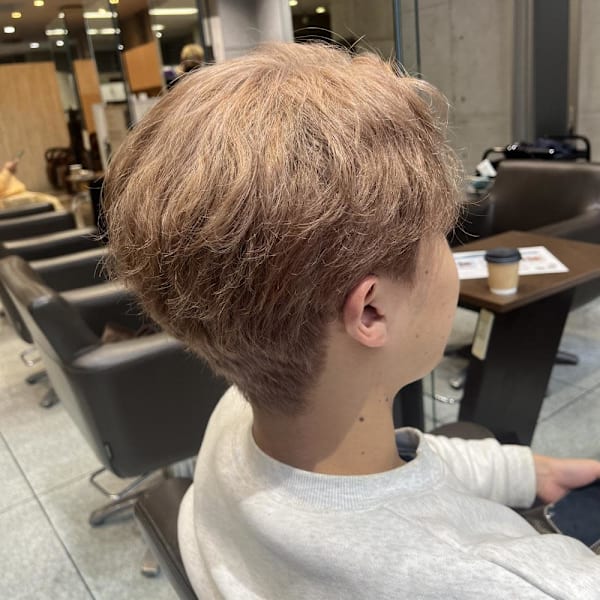 メンズミルクティーベージュ