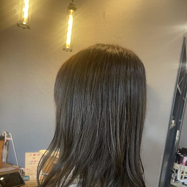 オリーブグレー|半個室型美容室 Sourire 九産大前店