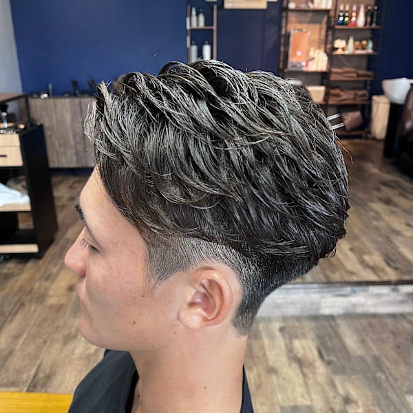 マッシュ×ニュアンスパーマ|SKY FIELD HAIR