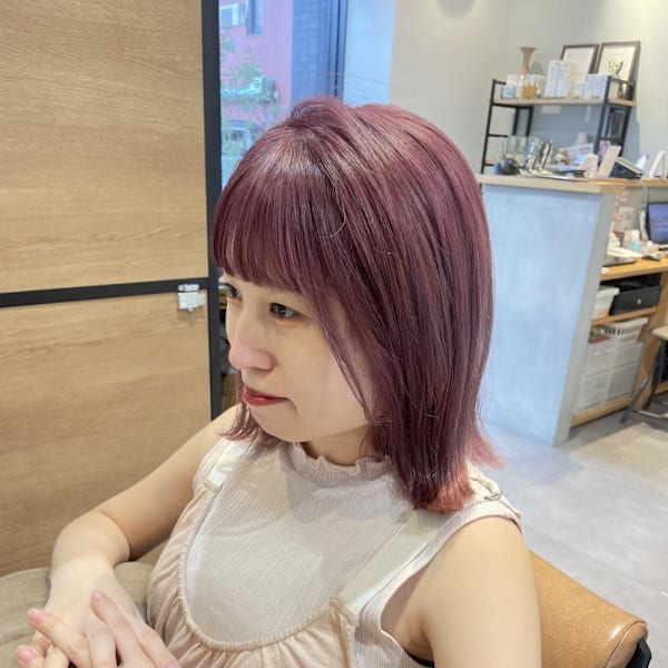 ♪ラベンダーピンク♪|半個室型美容室 Sourire 西新店