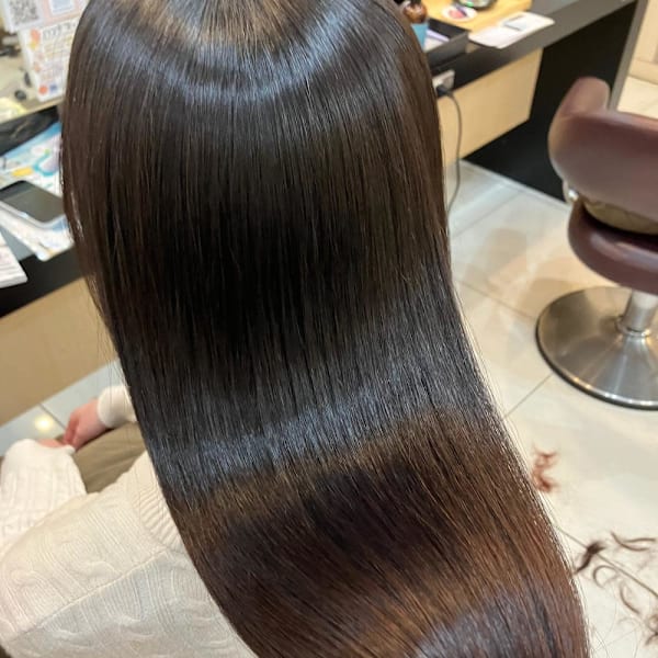 レイヤーロング美髪くびれワンカールシルキーベージュ