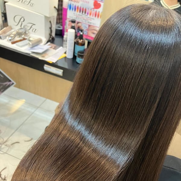 レイヤーロング美髪くびれワンカールシルキーベージュ