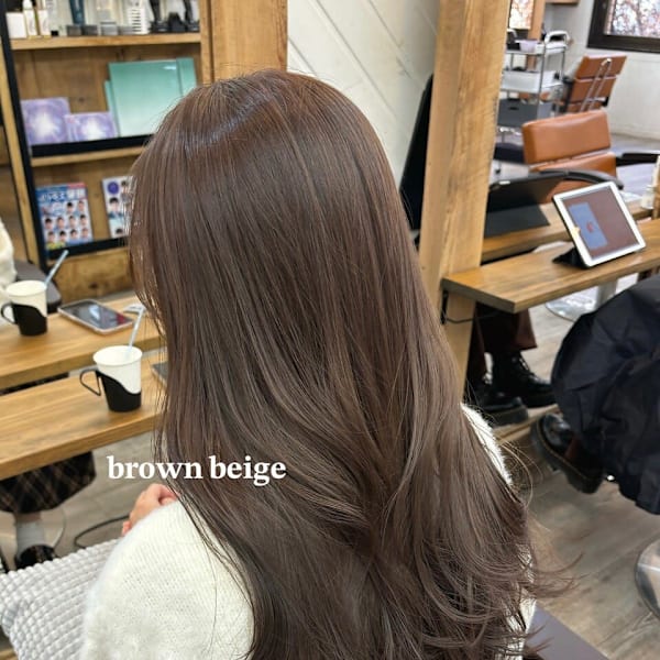 ブラウンベージュ/オリーブベージュ/髪質改善/ヨシンモリ|newi 広島