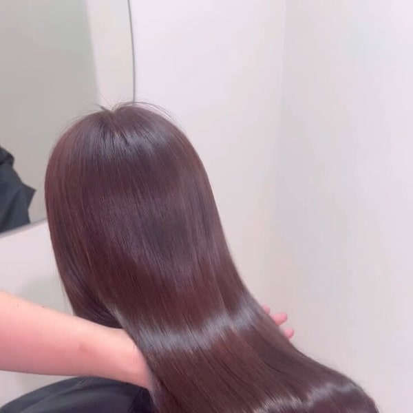 髪質改善inカラー/ボルドーレッド