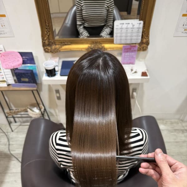 メテオトリートメントで柔らかさ艶髪に!