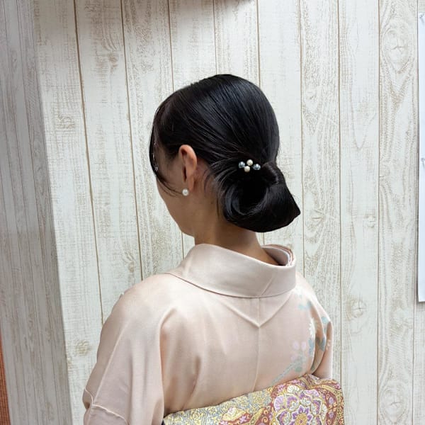 和装アレンジ　カチモリヘア