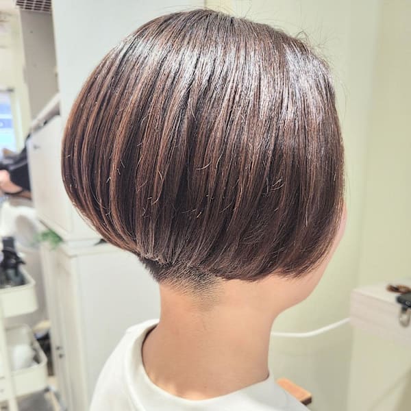 ショート 2ブロック メンズライク|VISAGE fine【ヴィサージュ ファイン】