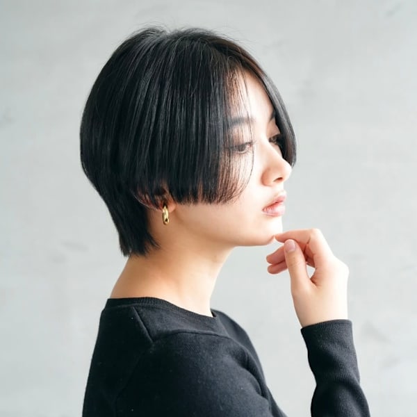 髪質改善黒髪ボブルフ美髪*Zina