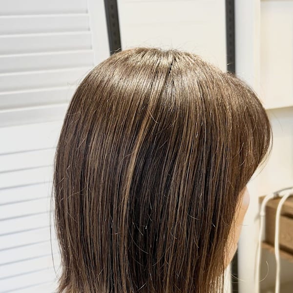 外ハネボブ　ベージュハイライト|marichi Rita