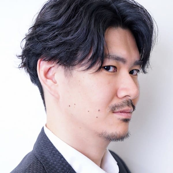 センターパートビジネススタイル|メンズサロン growth天神店【メンズサロングロウ】 メンズカット/メンズパーマ/眉毛