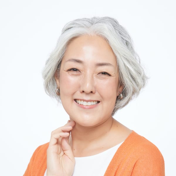 60代の方に◎ヘアセットが簡単 ひし形ボブ