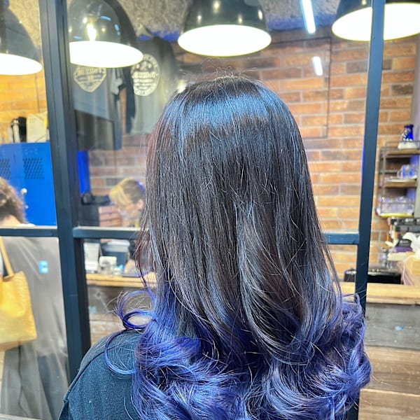 ダークグラデーション×ビビッドパープルウェーブ|BUZZIot/h