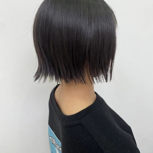 切りっぱなしボブ