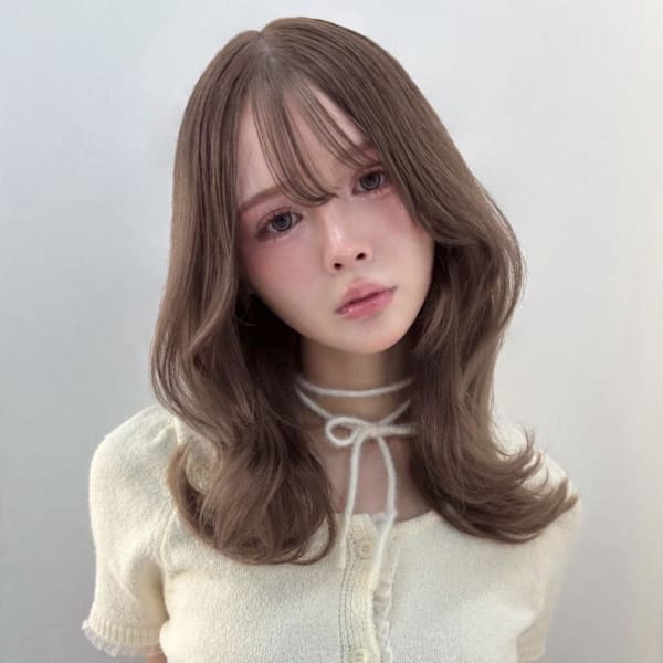 韓国ヘア ミルクティーベージュ|Euphoria 池袋東口駅前店