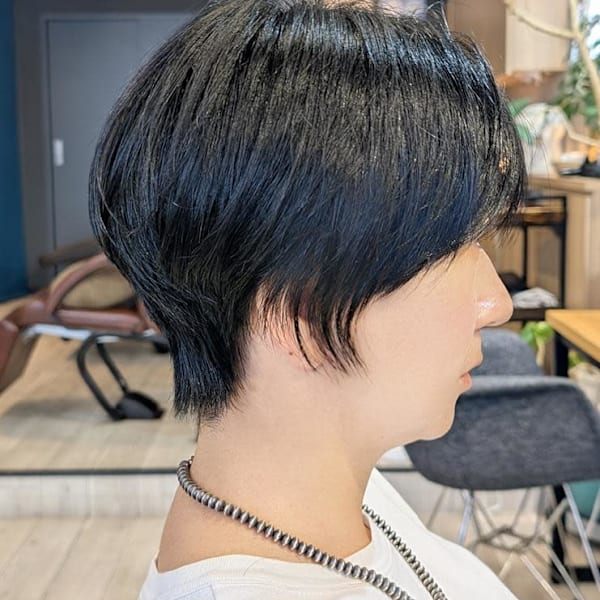 柔らか質感の大人ショートボブ