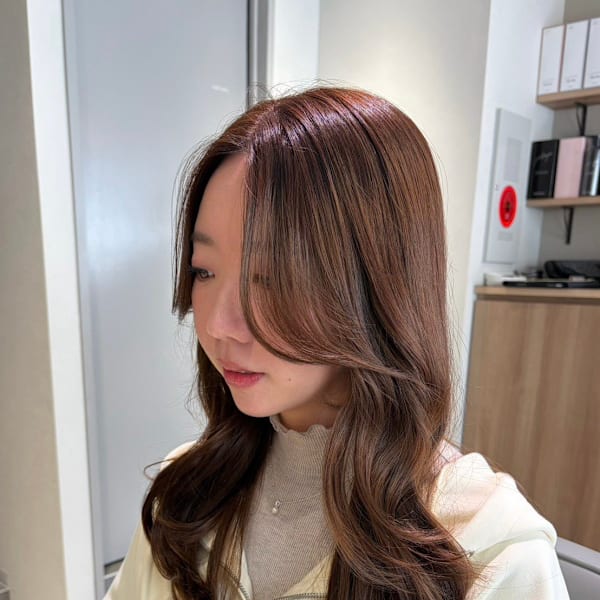 顔まわりカット×韓国風くびれ巻き|yoki.