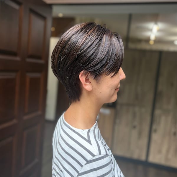 簡単スタイリング　マッシュショート|美容室PAUL西葛西店