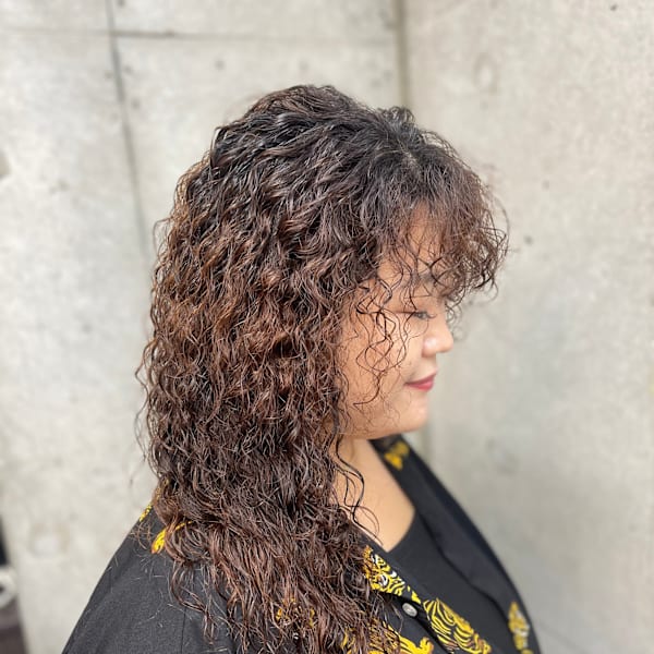 レディーススパイラルパーマ