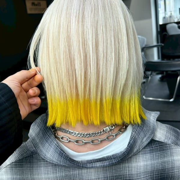 エンドカラー　ケアブリーチ　ブリーチカラー　表参道/原宿