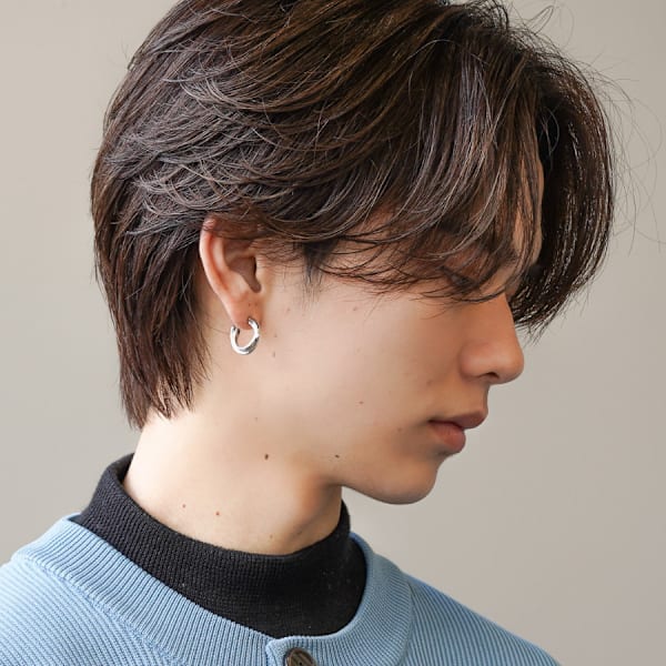 men's salon L-MARK 天王寺 メンズパーマ