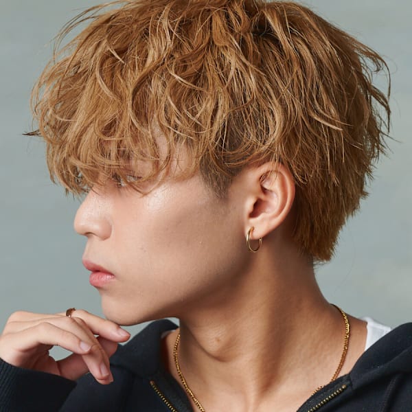 men's salon L-MARK 天王寺 メンズパーマ