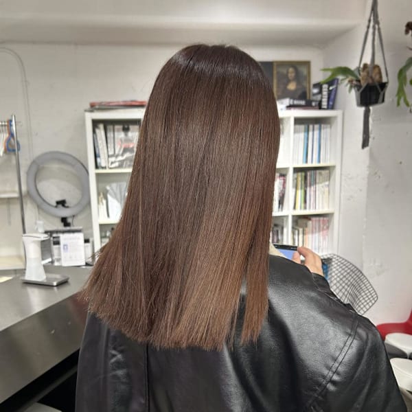 マロンブラウン/ストレート/艶髪/美髪/トリートメント|Di-KA HAIR sendai