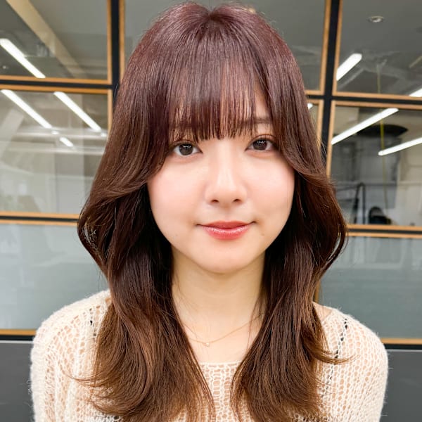 【透明感♪韓国風エギョモリ】シースルーバング大人可愛い小顔