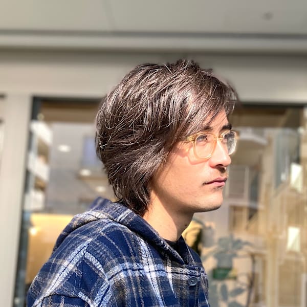 ゆるクセを活かすメンズミディアム|FACES hair lounge