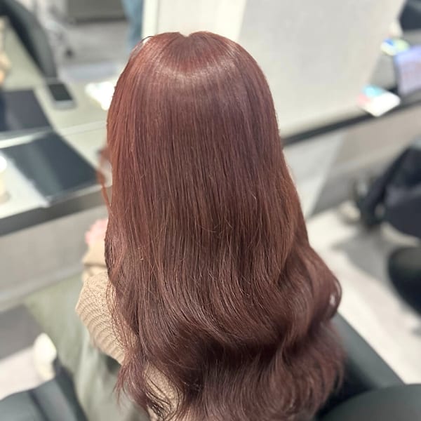 ピンクブラウンスタイル