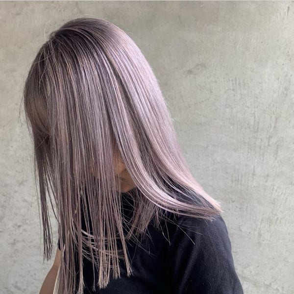 シルバーラベンダー|Hair design D. ulu 宇都宮【ヘアーデザイン ディードット ウル】