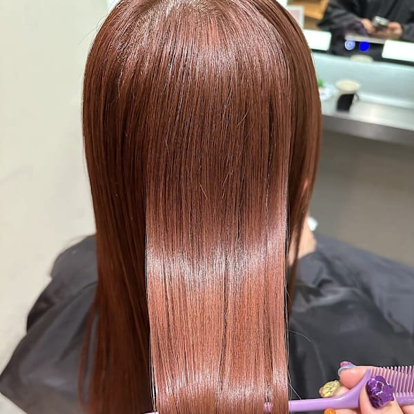 □美髪髪質改善トリートメント＋暖色カラー|【全席半個室サロン】髪質改善N° sopo 札幌/share salon JAM札幌
