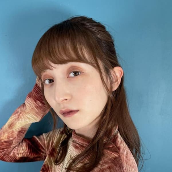 編み込みハーフアップ|Laciel 両国店