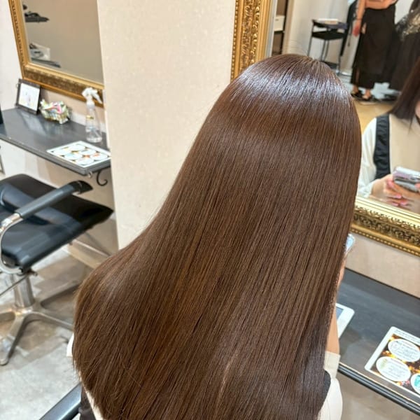 髪質改善/透明感カラー/顔まわりレイヤー/カット/韓国/前髪|N° jillva 立川