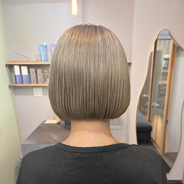 【noi.】ミルクティーベージュボブ