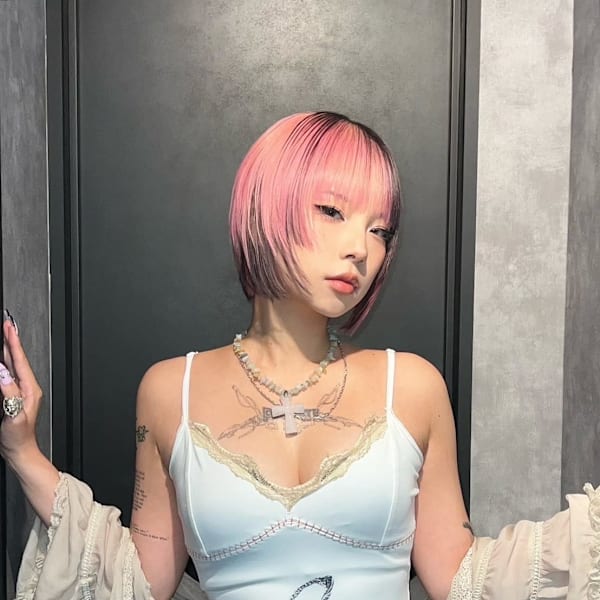 セクションカラー　ケアブリーチ　ブリーチカラー　表参道/原宿|Null 表参道本店 デザインカラー/ダブルカラー